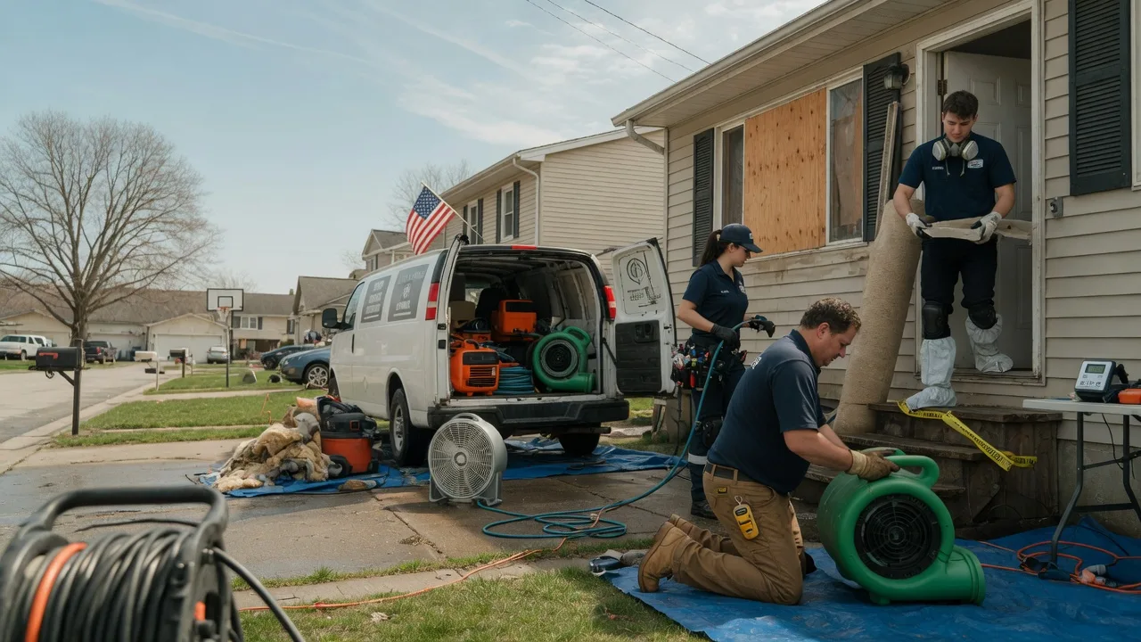 Water Damage Restoration in Mulberry Grove, IL near me